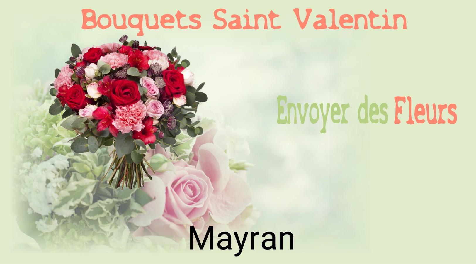 Roses de Saint-Valentin livrées à Mayran
